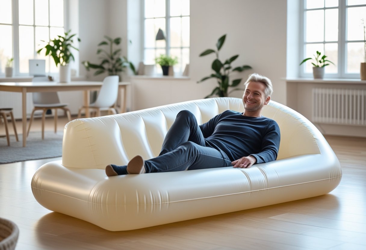 Find den perfekte oppustelige sofa til afslapning i din stue